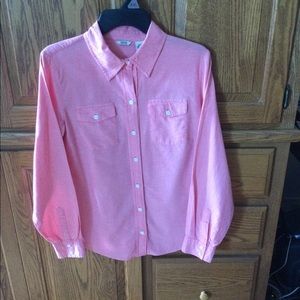 Women’s Izod Button Down Long Sleeve Shirt